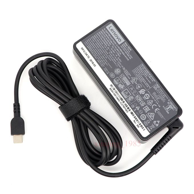 Lenovo Laptop Charger Adapter - 65W Power Adapter USB C Laptop Connector