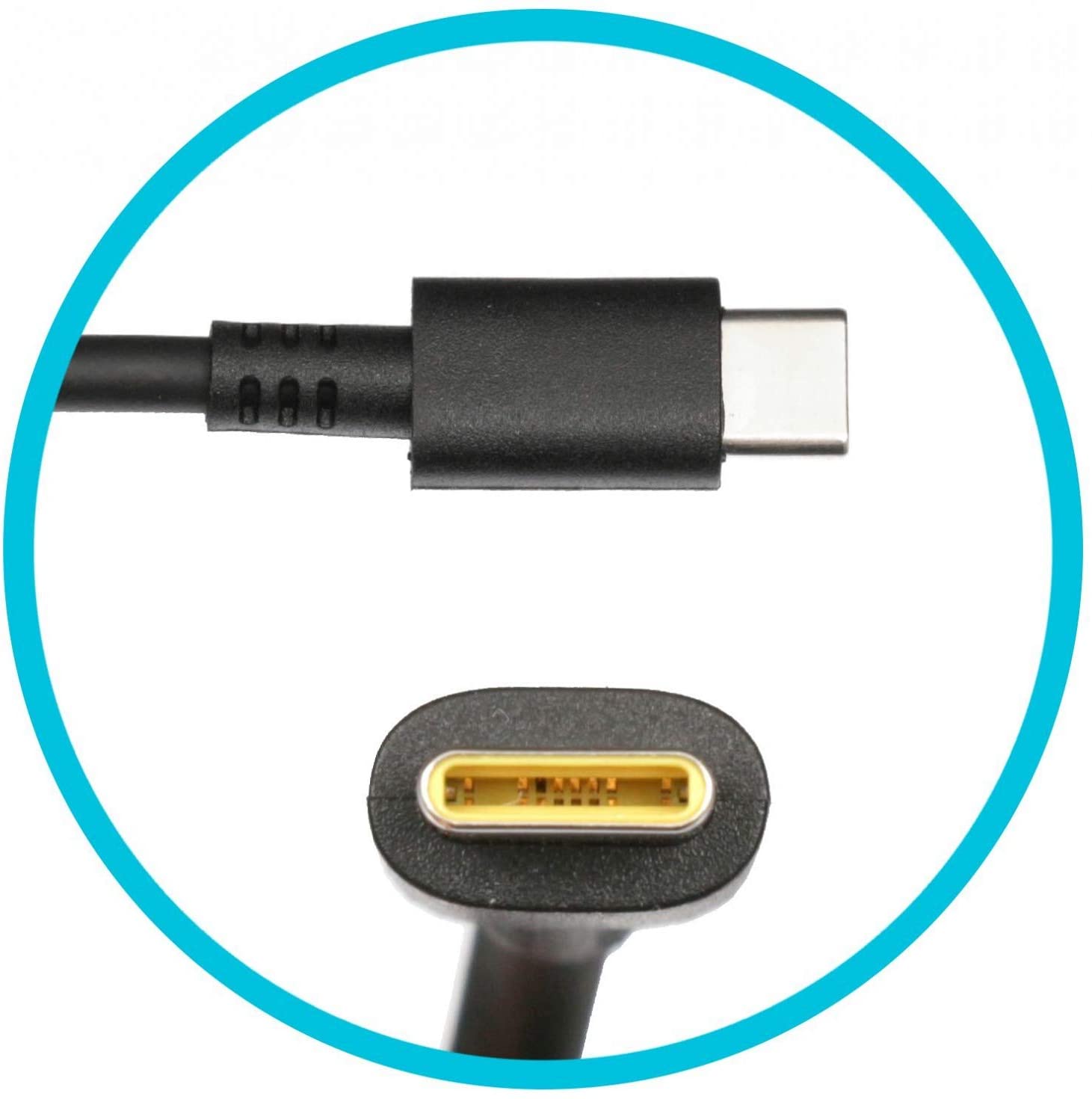 Laptop Charger for Lenovo ThinkPad T580 -65W USB Type-C AC adapter -