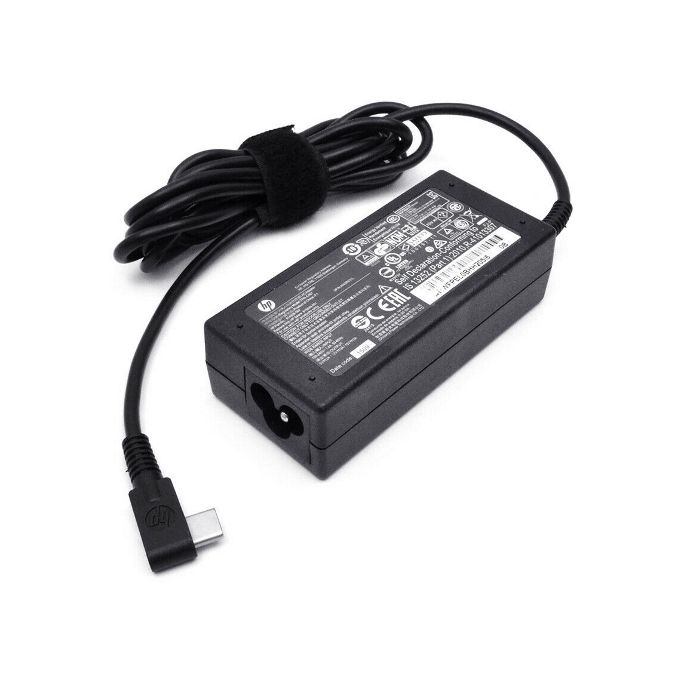 Generic Laptop Charger Adapter For HP 65W USB-C Power Adapter (Black)
