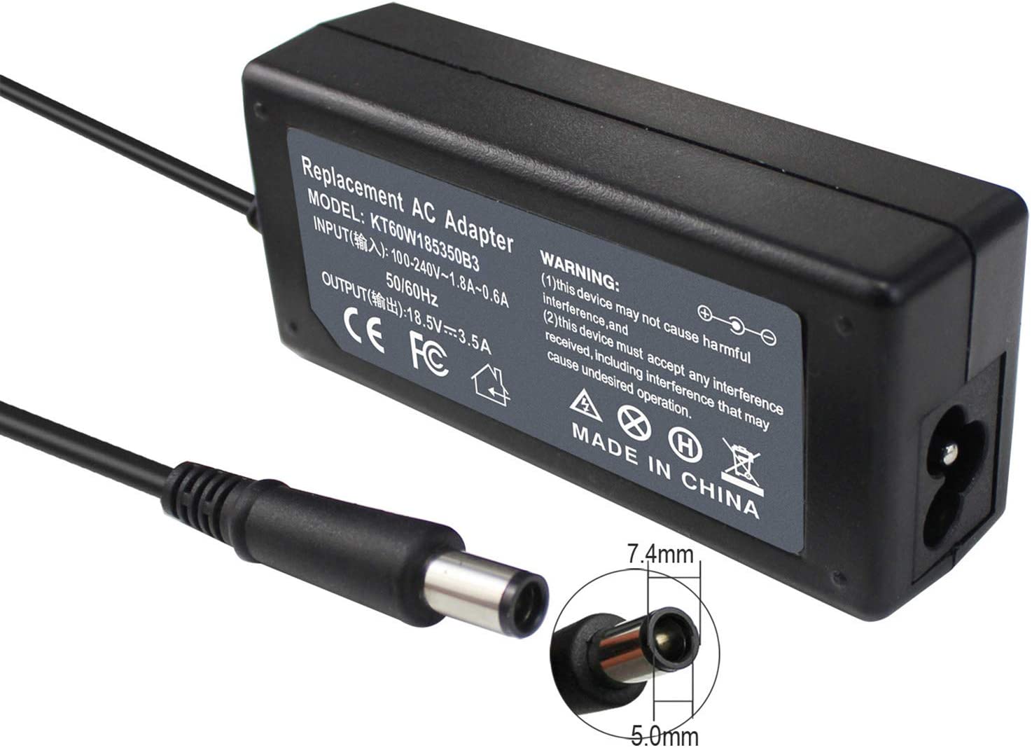 Generic Laptop Power Adapter Charger For Elitebook 6930p With A Free Power Cable