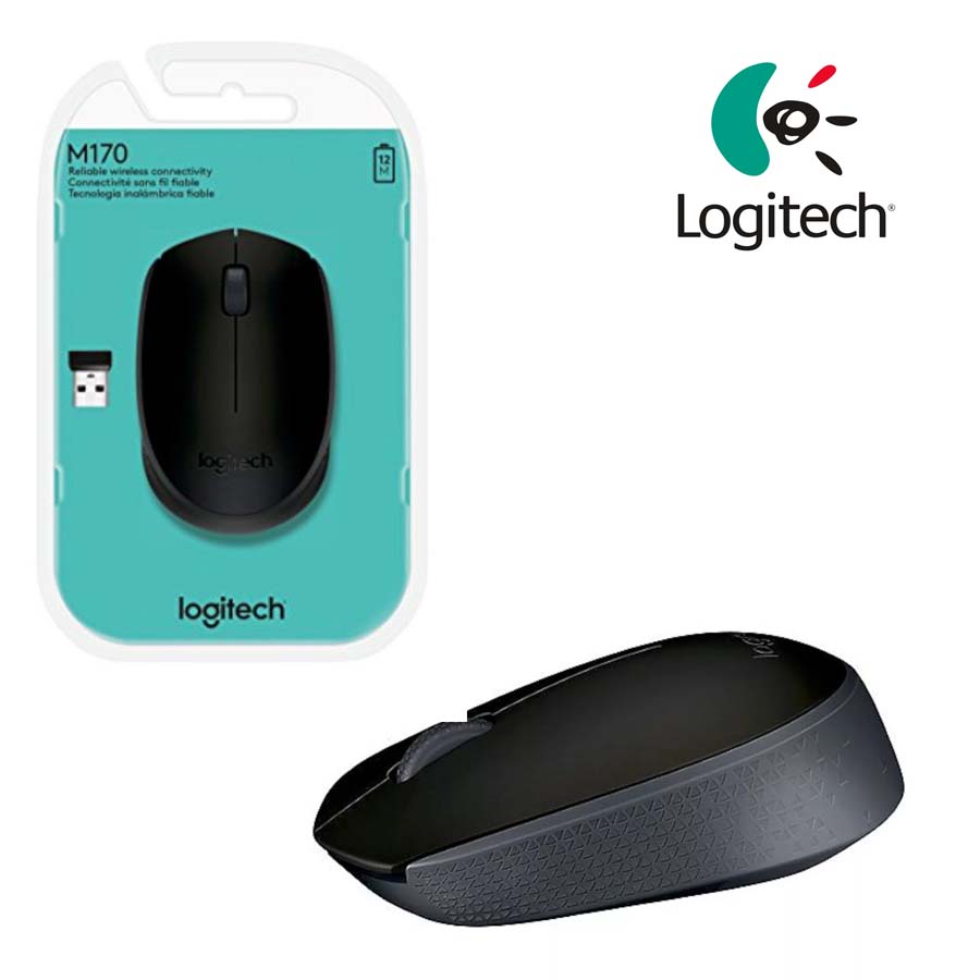 LOGITECH M170 Wireless Mouse Grey ( 910-004425)