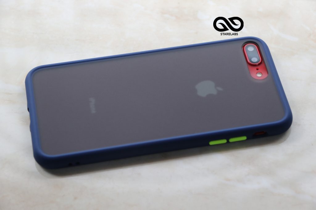 iPhone 8 /7plus Soft Silicone Frame Clear Matte Cases