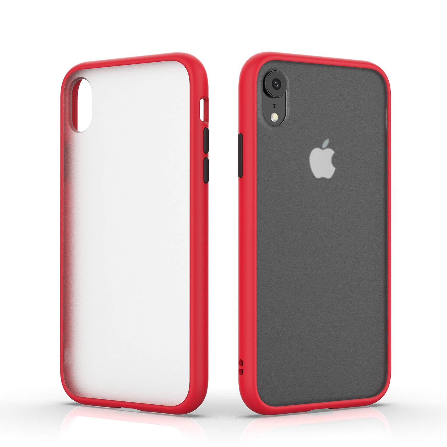 iPhone 8 /7plus Soft Silicone Frame Clear Matte Cases