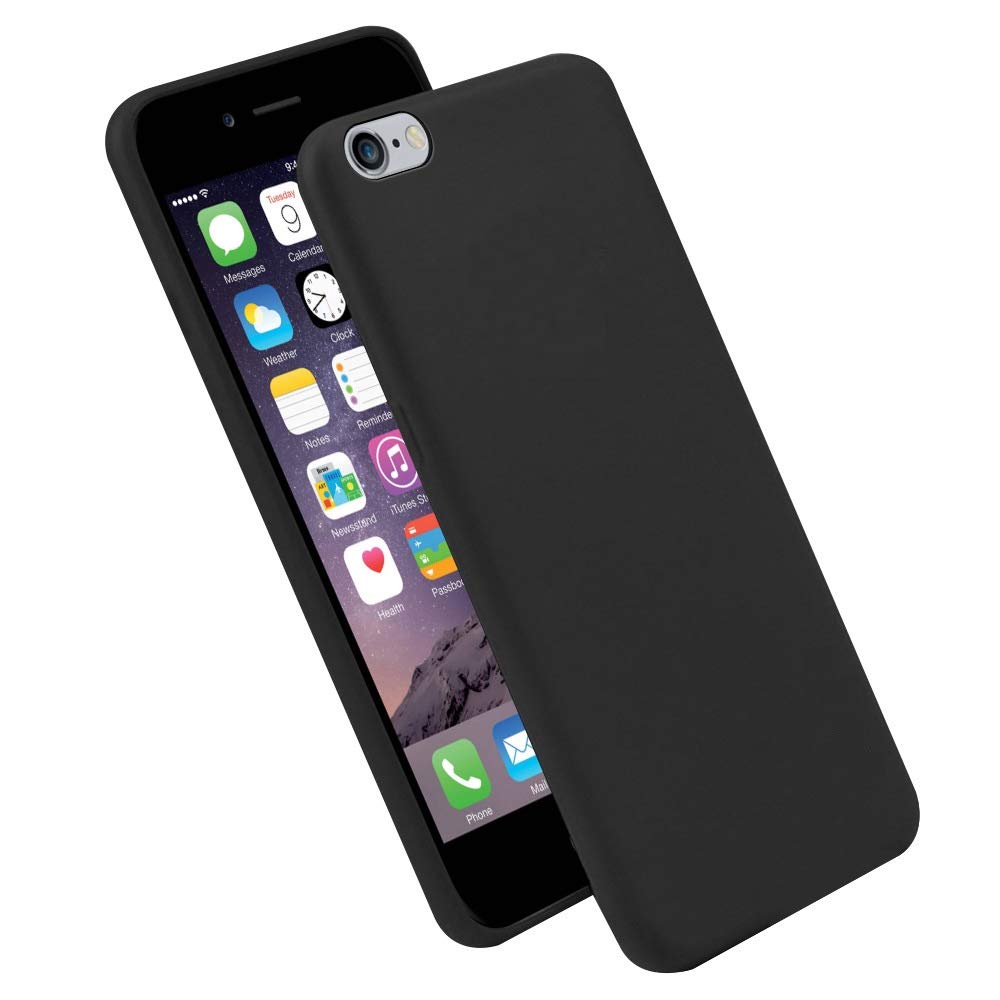 Silicone Case Compatible with Apple iPhone 6 / 6S - Soft Flexible Rubber Protective Cover