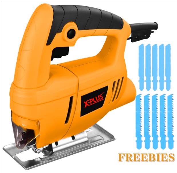xplus jigsaw 400W Speed Adjustable Electric Jig saw with 10 blades for free gift yellow