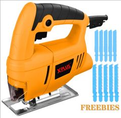xplus jigsaw 400W Speed Adjustable Electric Jig saw with 10 blades for free gift yellow Red normal