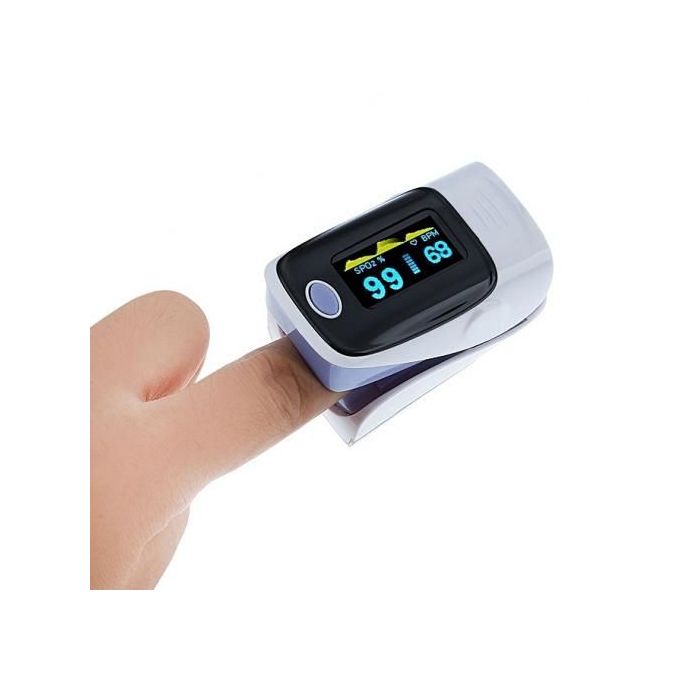 Finger Clip Type Pulse Oximeter Maquiagem Heart Rate Blood Pressure Monitor