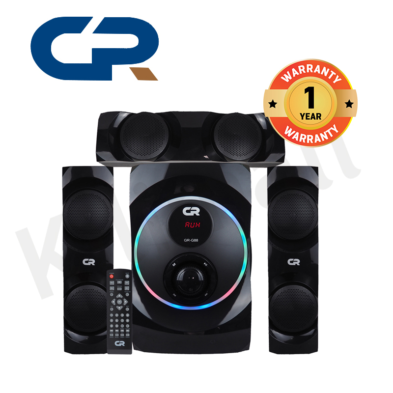 GR High Quality G88 3.1 ch Woofer Bluetooth Multimedia Speaker System