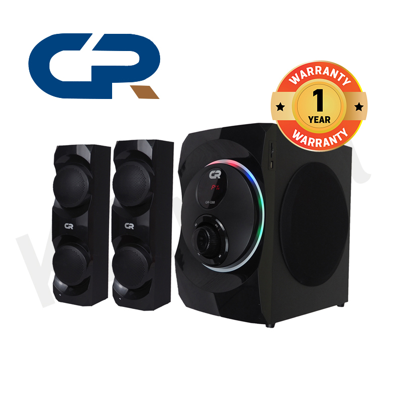 GR High Quality G88 3.1 ch Woofer Bluetooth Multimedia Speaker System