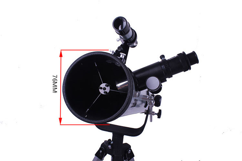 76700 Telescope with Alloy Tripod Zooming Monocular Reflective for Space Planet Observation