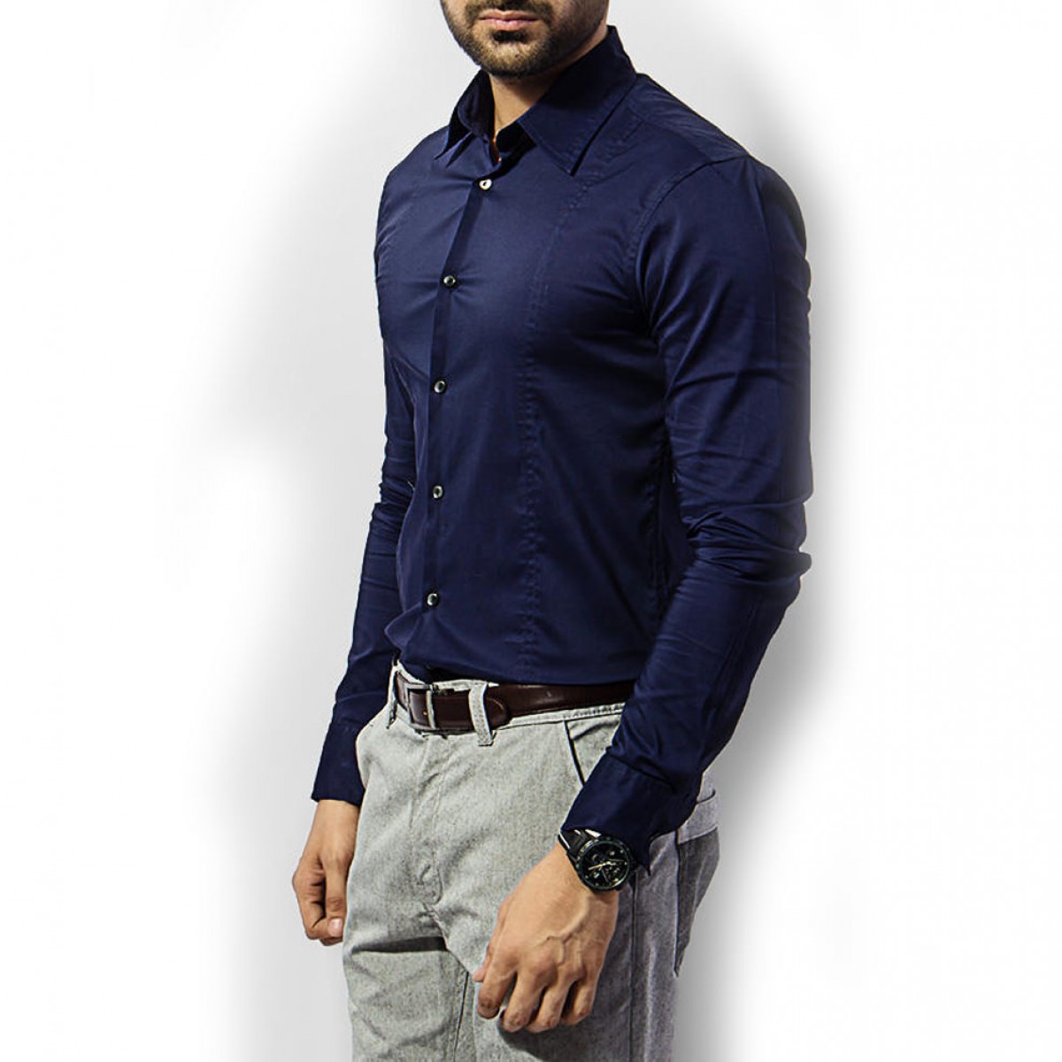 Best price for OFFICIAL NAVY BLUE MENS SHIRT.