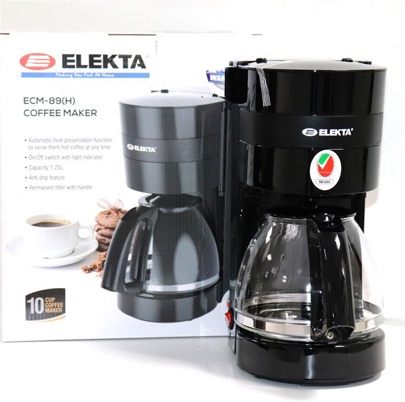 ELEKTA One Year Warranty 1.2L Coffee Maker(ECM-89)