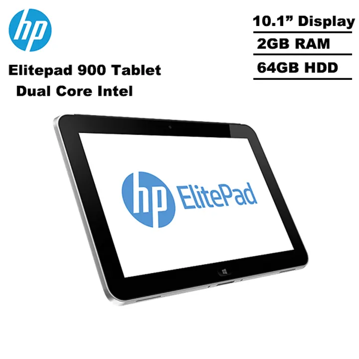 Hp Elitepad 900 Tablet G1 Dual Core Intel 2gb Ram 64gb Hdd 10 1 Tablets Pc Black Atom