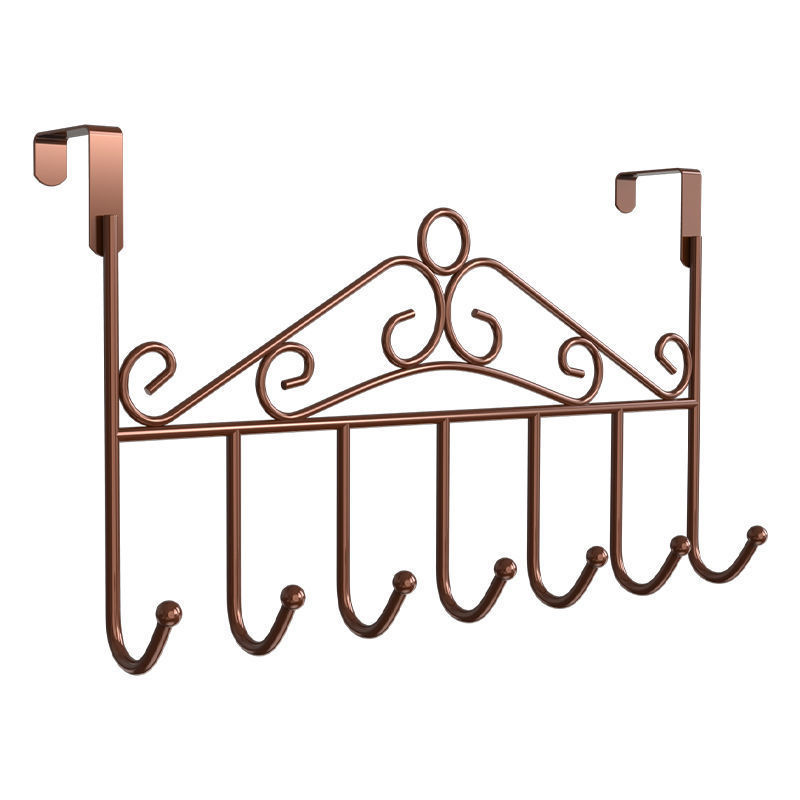 Hole-free door rear hook nail-free door hanger free installation door back hanger creative hanger rack 42*4.7*23cm