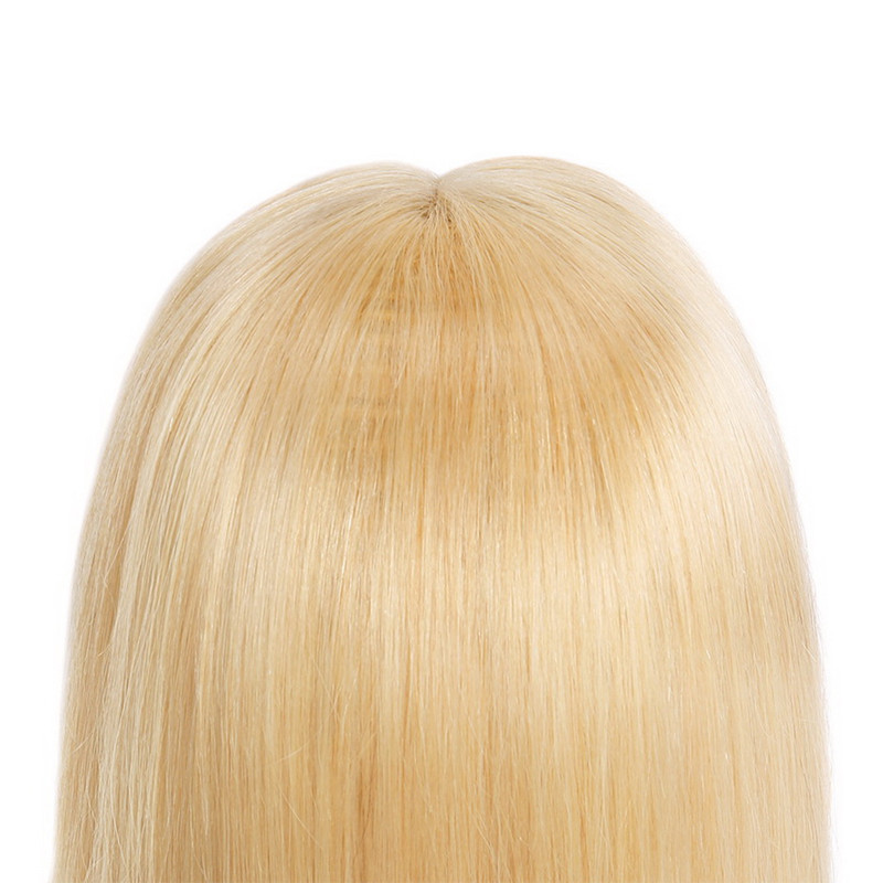 613 Blonde Lace Closure Wig 180% Density Short Human Hair Wigs Brazilian Remy Hair Blond Hair Bob
