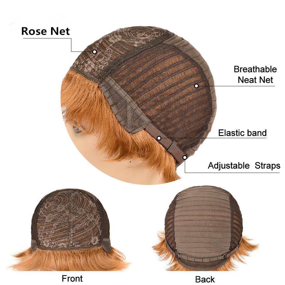 Curly Wig Machine Made Human Hair Wigs Brazilian Hair Short Curly Bob Wigs For Women Curly Wave Wig