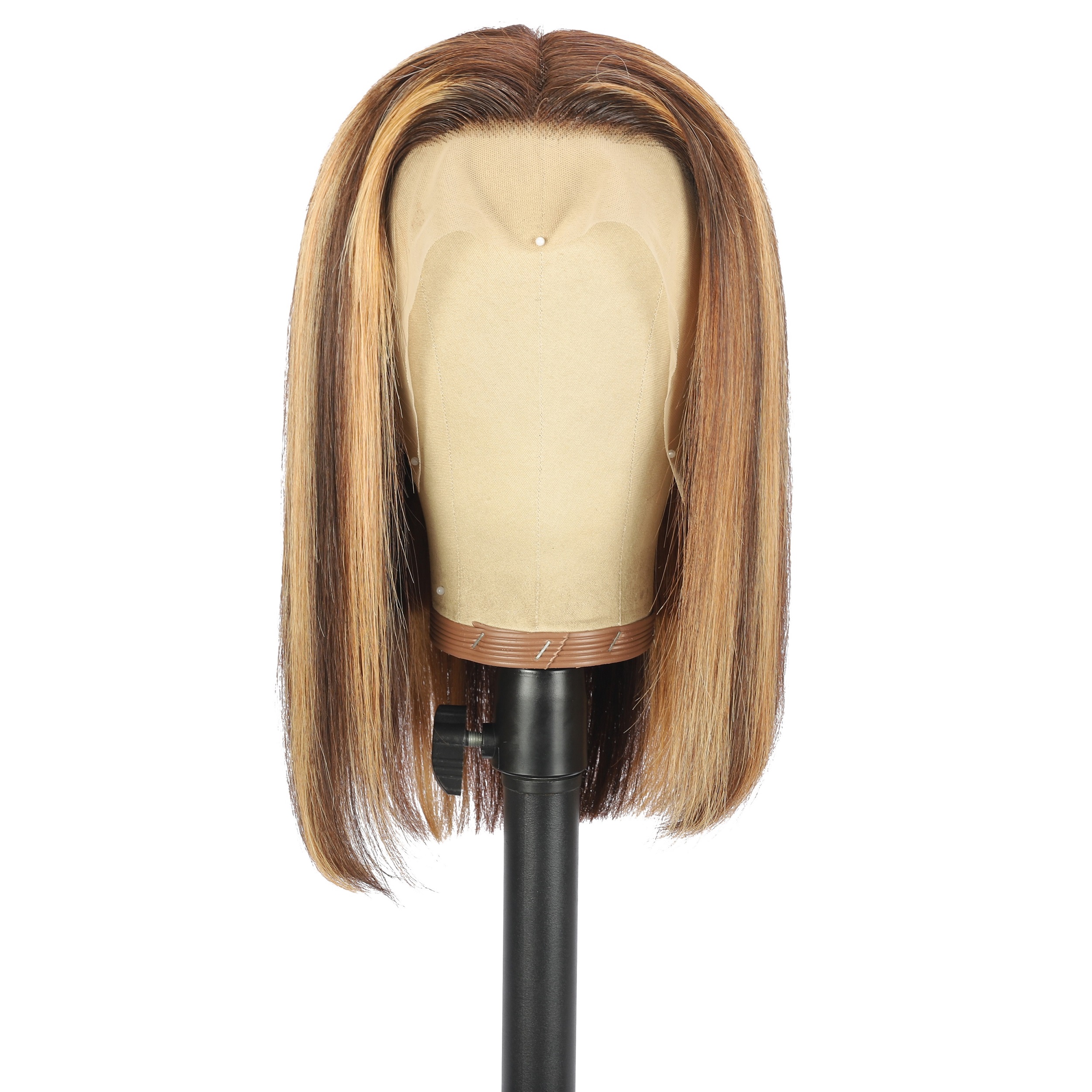 Best Hair 10inch Short Bob Wigs 13 * 4 Frontal Lace Wigs 100% Human Hair Brazilian Virgin Hair 200% Density Short Bob Wigs For Womens Costume Wigs