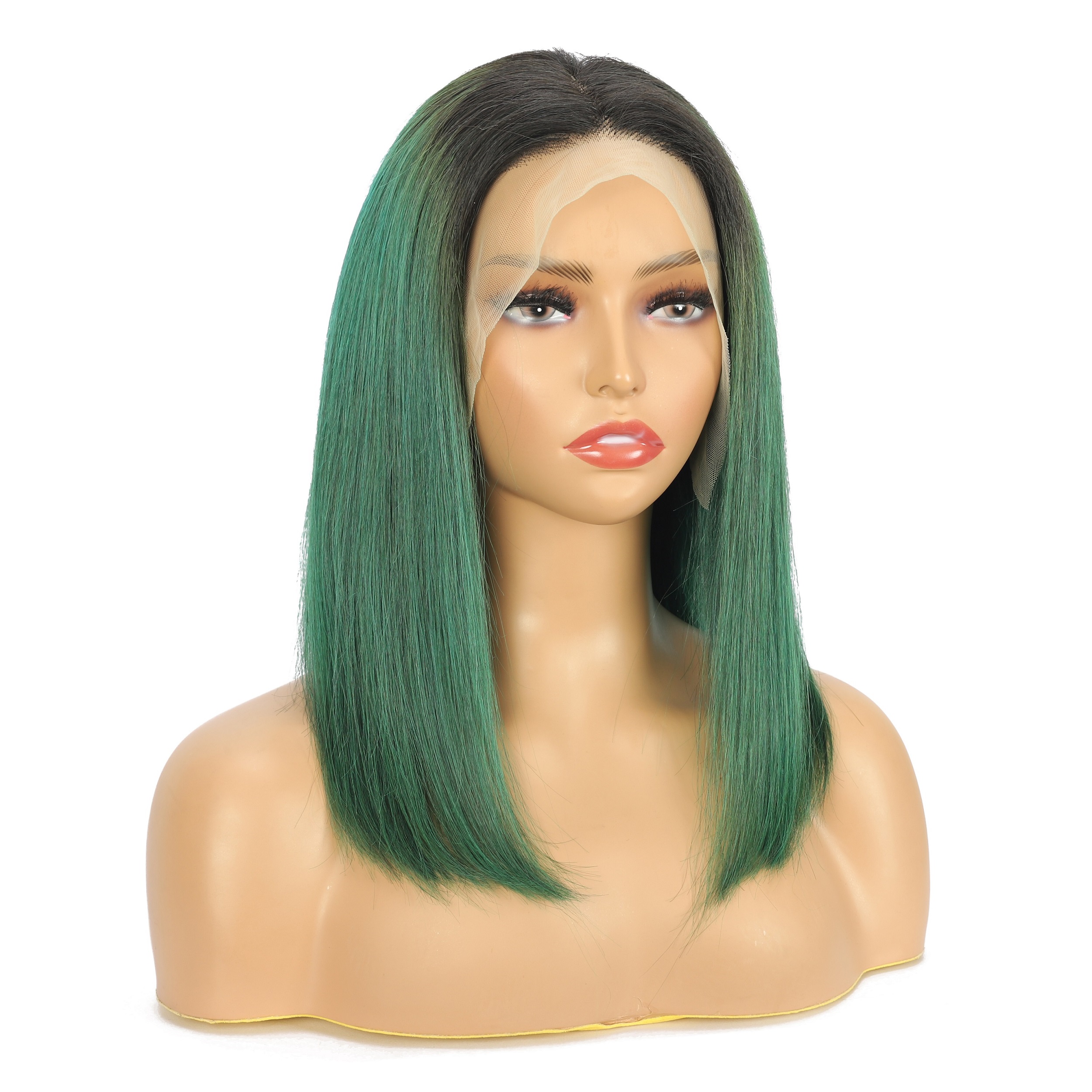 Best Hair 10inch Short Bob Wigs 13 * 4 Frontal Lace Wigs 100% Human Hair Brazilian Virgin Hair 200% Density Short Bob Wigs For Womens Costume Wigs