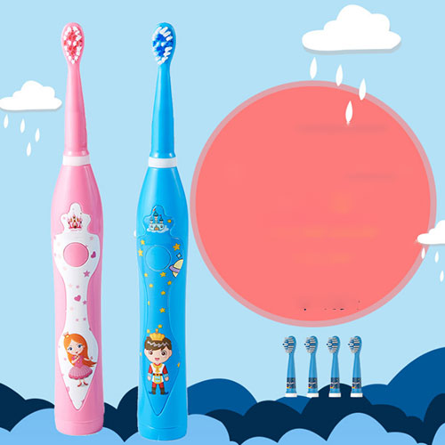 Children&apos;s cartoon usb charging toothbrush soft hair sonic electric toothbrush
