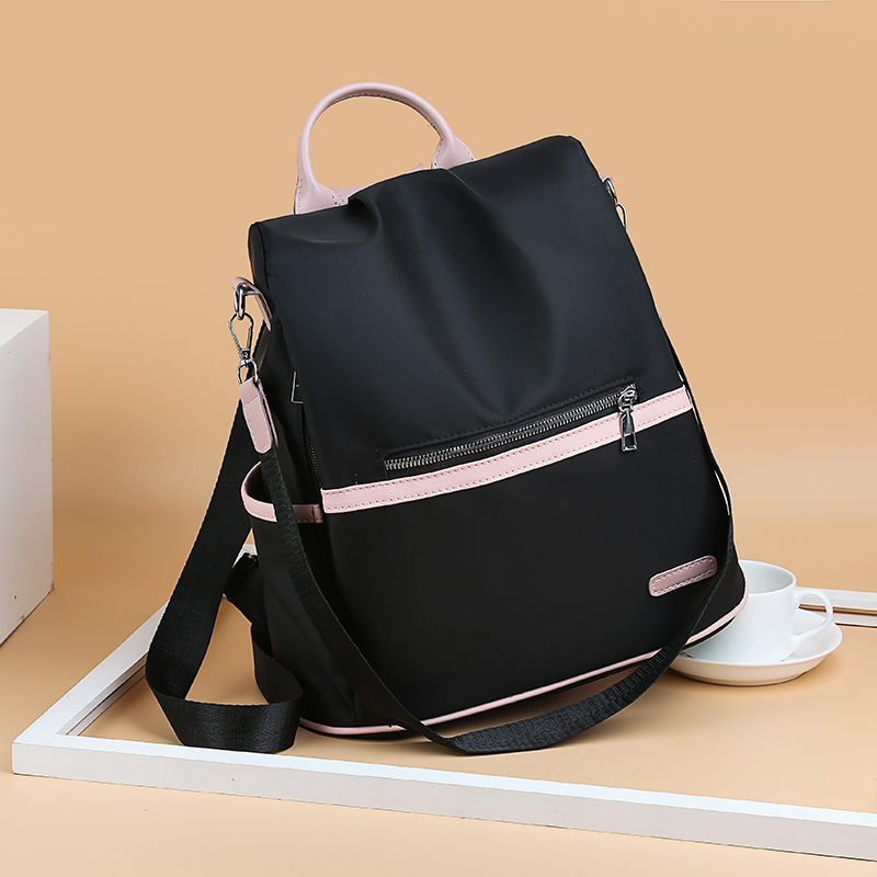 YING FASHION 1PC Set Anti-theft Backpack Waterproof Oxford Travel Bags for Women Girls DS8413
