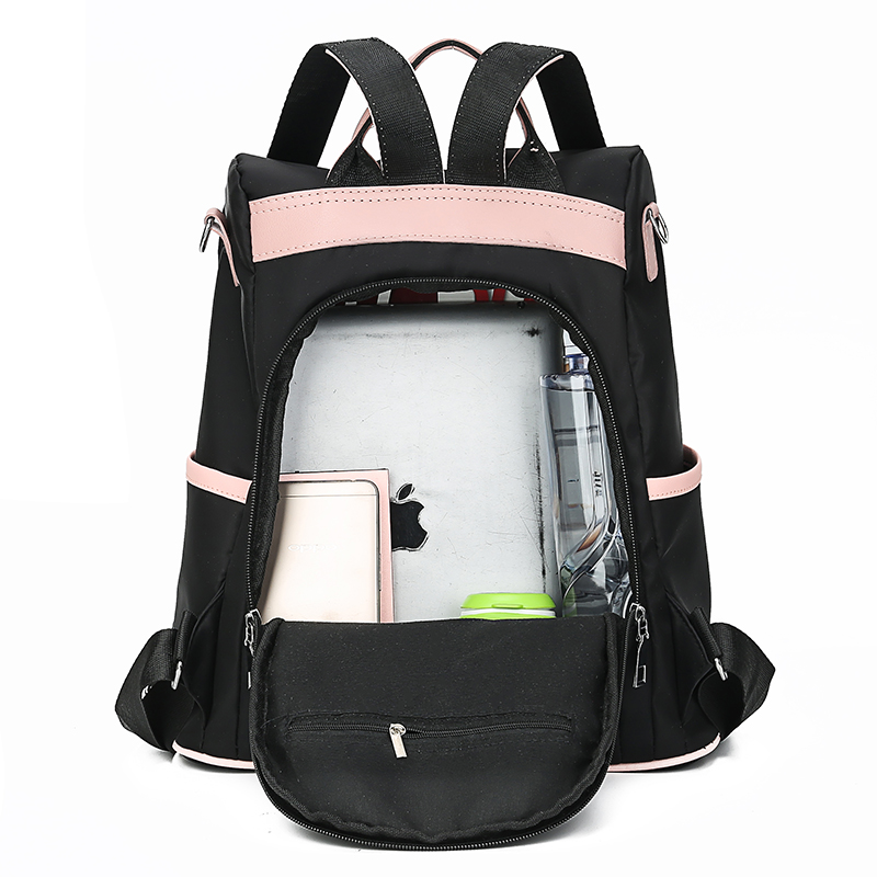 YING FASHION 1PC Set Anti-theft Backpack Waterproof Oxford Travel Bags for Women Girls DS8413