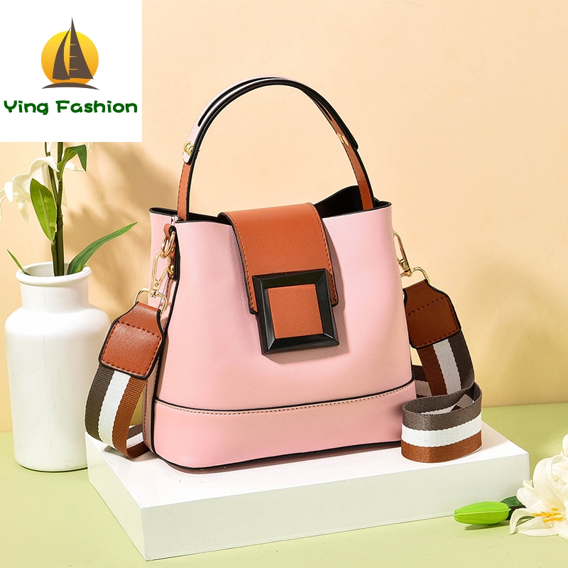 YING FASHION PU Leather Handbag for Ladies Casual Tote Bag Girls Messeger Bag HB8443