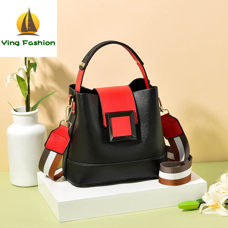 YING FASHION PU Leather Handbag for Ladies Casual Tote Bag Girls Messeger Bag HB8443
