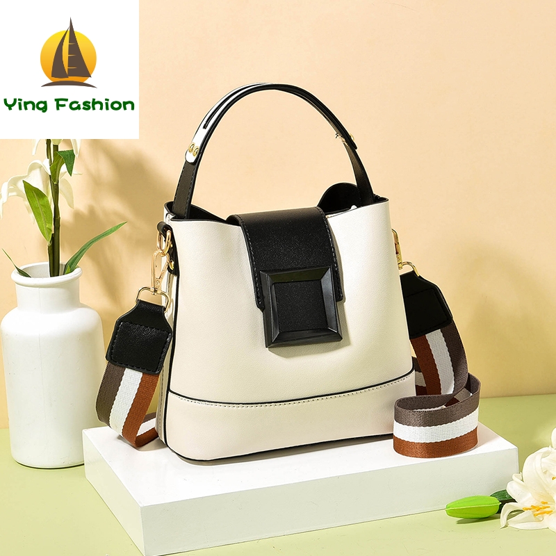 YING FASHION PU Leather Handbag for Ladies Casual Tote Bag Girls Messeger Bag HB8443