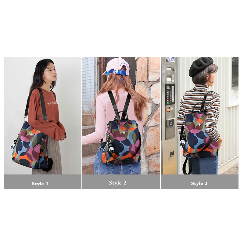 YING FASHION Youth Oxford Cloth Packpack Travel Waterproof Outdoor Casual Backpack DS8489