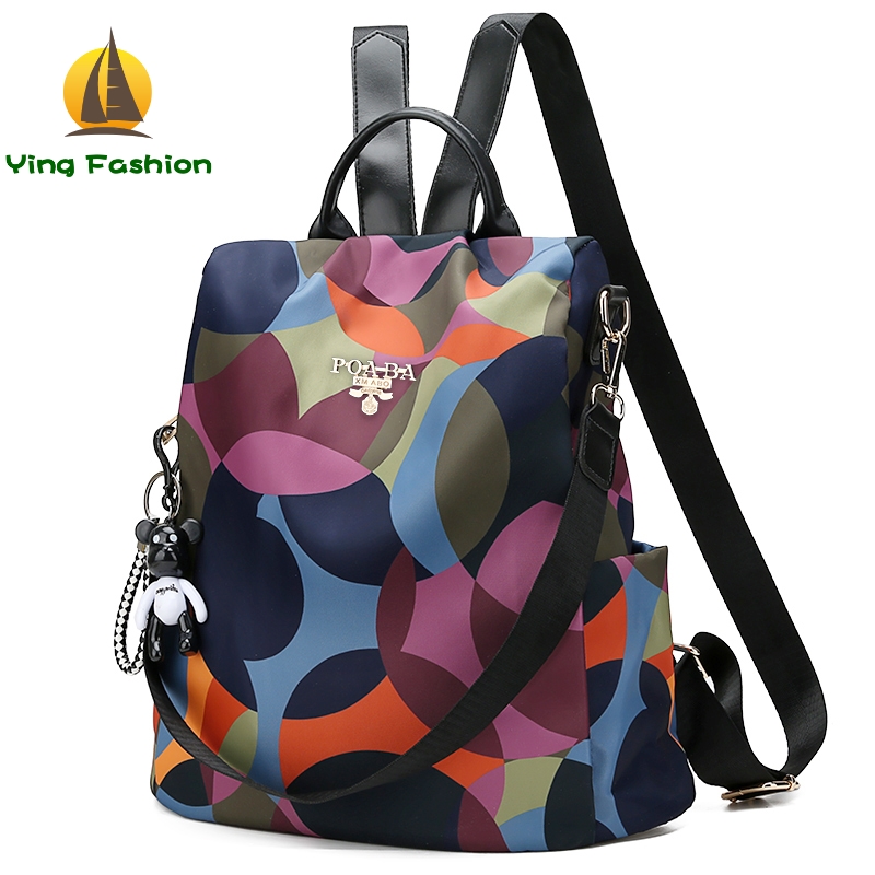 YING FASHION Youth Oxford Cloth Packpack Travel Waterproof Outdoor Casual Backpack DS8489