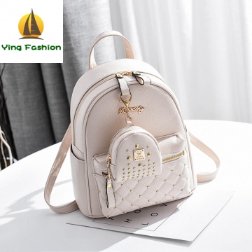 YING FASHION 2PCS/Set School Bag Teenager Mini Backpack Women with A ...