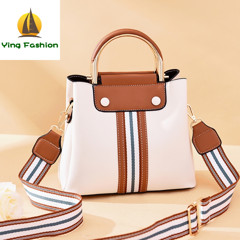 YING FASHION Small Bags Women Three-layer Contrast Fashionable Simple All-round Mess HB8385