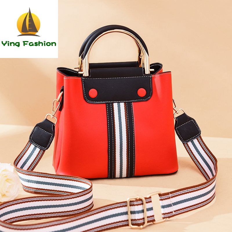 YING FASHION Small Bags Women Three-layer Contrast Fashionable Simple All-round Mess HB8385