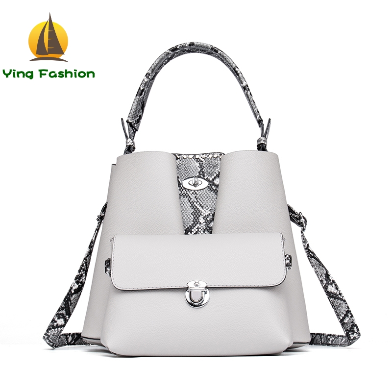 Ying Fashion 2PCS Set Bags for Women PU Fashion and Portable Handbag / Shoulder Bags HB1808