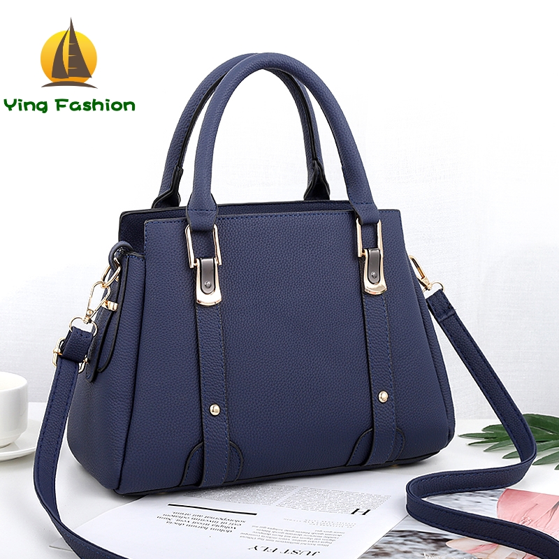 YING FASHION Women Handbag Shoulder Bag Girls Famouse Design Leather Tote Bags HB8529