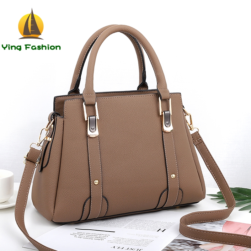 YING FASHION Women Handbag Shoulder Bag Girls Famouse Design Leather Tote Bags HB8529