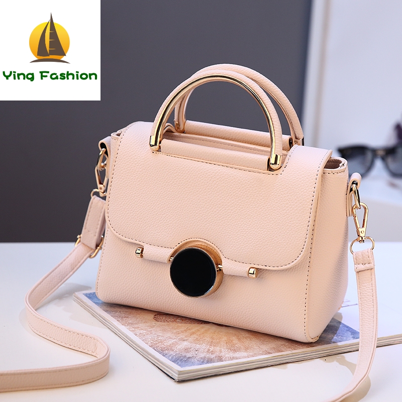 YING FASHION Bags for Women New Small Square Shoulder Bag Leather Luxury Handbags Women HB8767