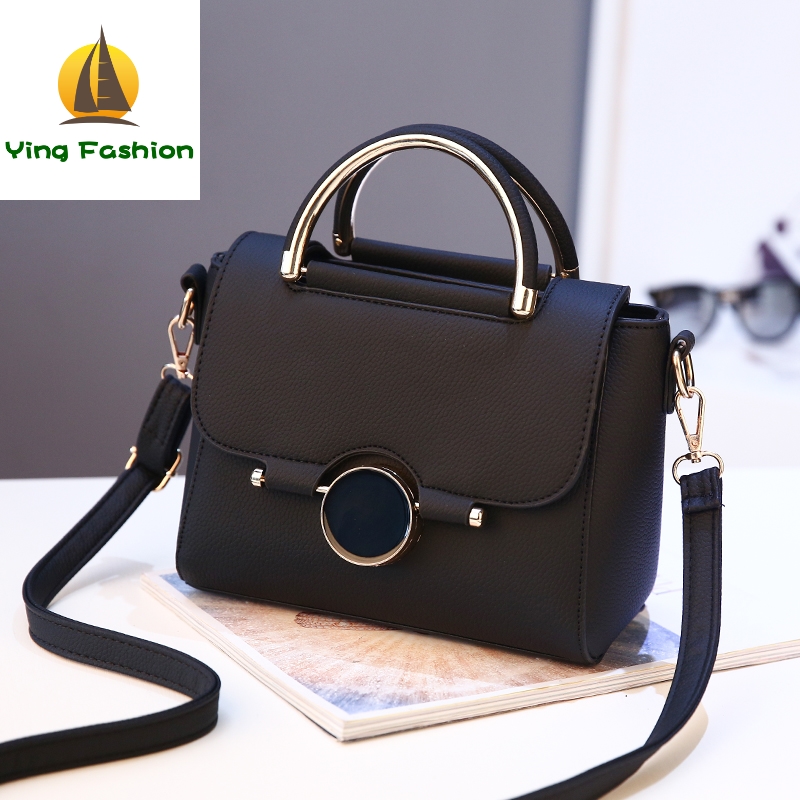 YING FASHION Bags for Women New Small Square Shoulder Bag Leather Luxury Handbags Women HB8767