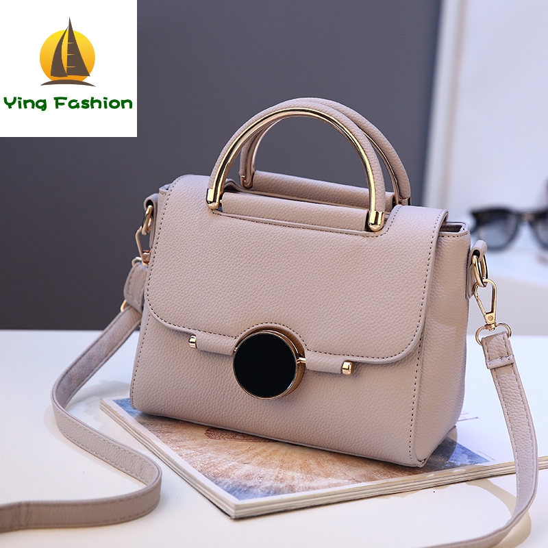 YING FASHION Bags for Women New Small Square Shoulder Bag Leather Luxury Handbags Women HB8767