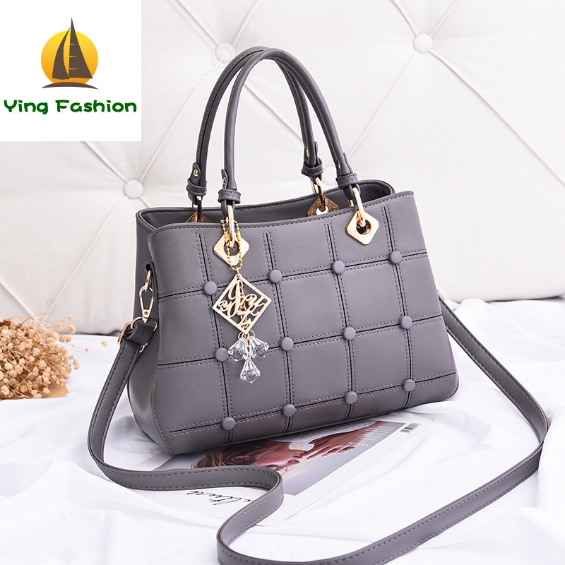 YING FASHION Casual Women&apos;s Handbags Luxury Shoulder Bag PU High Quality Women Bag HB8789