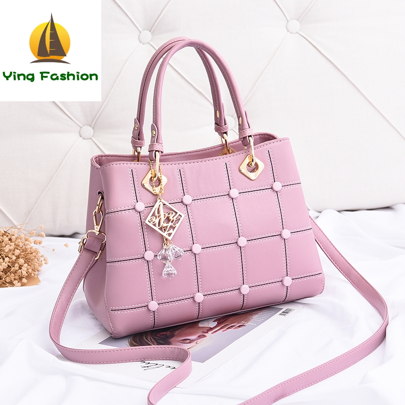YING FASHION Casual Women&apos;s Handbags Luxury Shoulder Bag PU High Quality Women Bag HB8789