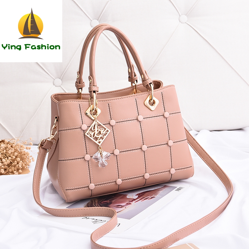 YING FASHION Casual Women&apos;s Handbags Luxury Shoulder Bag PU High Quality Women Bag HB8789