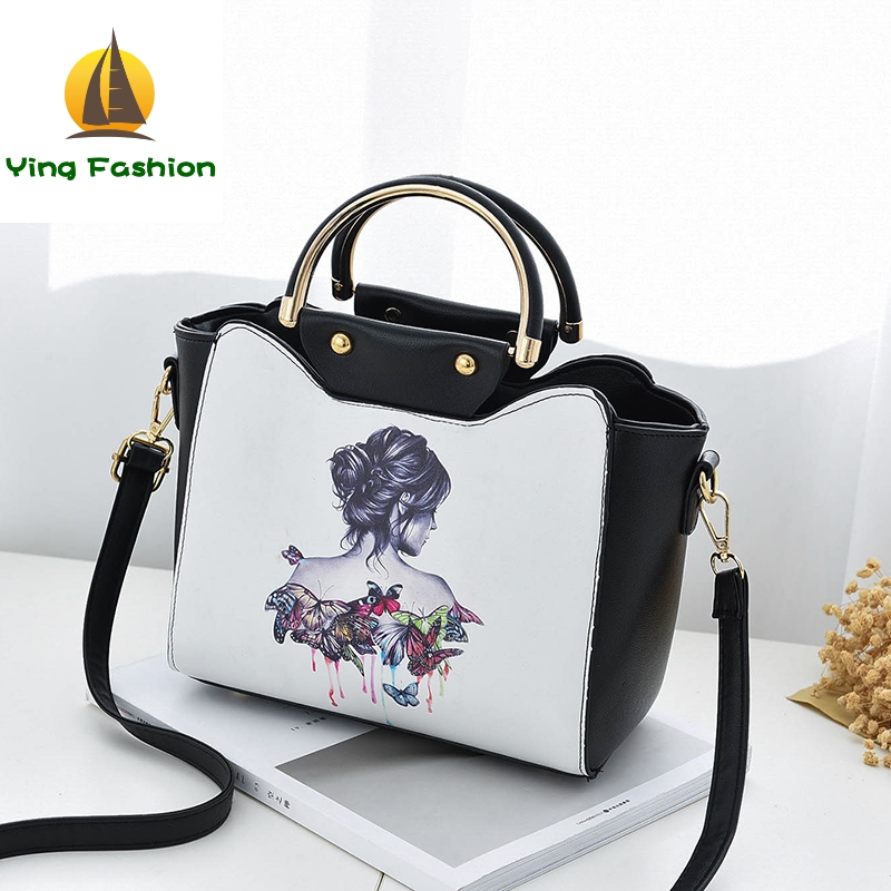 YING FASHION Women Handbag New Trend of Bags Printed Pattern Shoulder Handbags Women HB8615