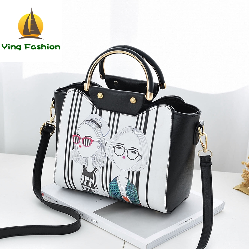 YING FASHION Women Handbag New Trend of Bags Printed Pattern Shoulder Handbags Women HB8615