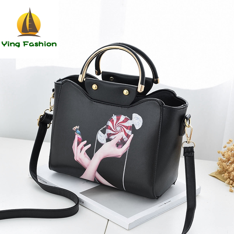 YING FASHION Women Handbag New Trend of Bags Printed Pattern Shoulder Handbags Women HB8615