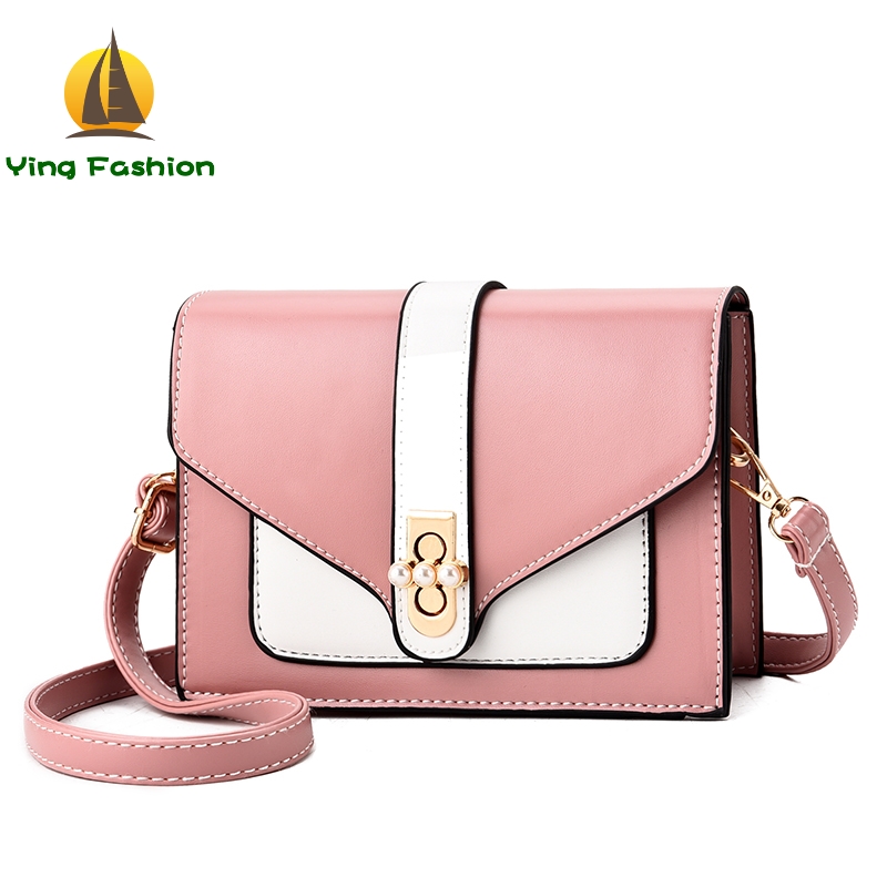 YING FANSHION New Square Crossbody Bags for Women Handbag Printed PU Leather Bags for Lady HB8420
