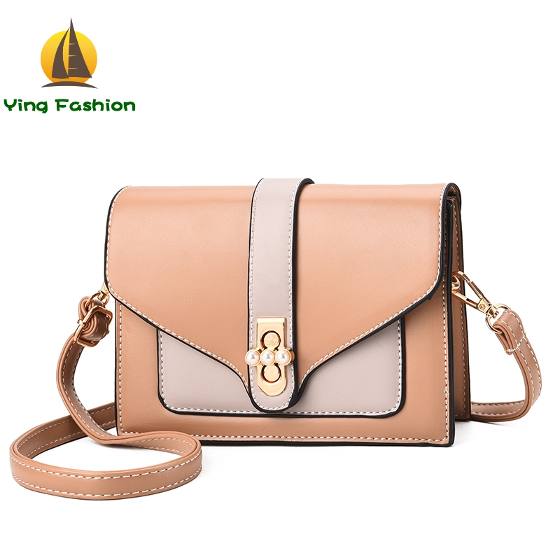 YING FANSHION New Square Crossbody Bags for Women Handbag Printed PU Leather Bags for Lady HB8420