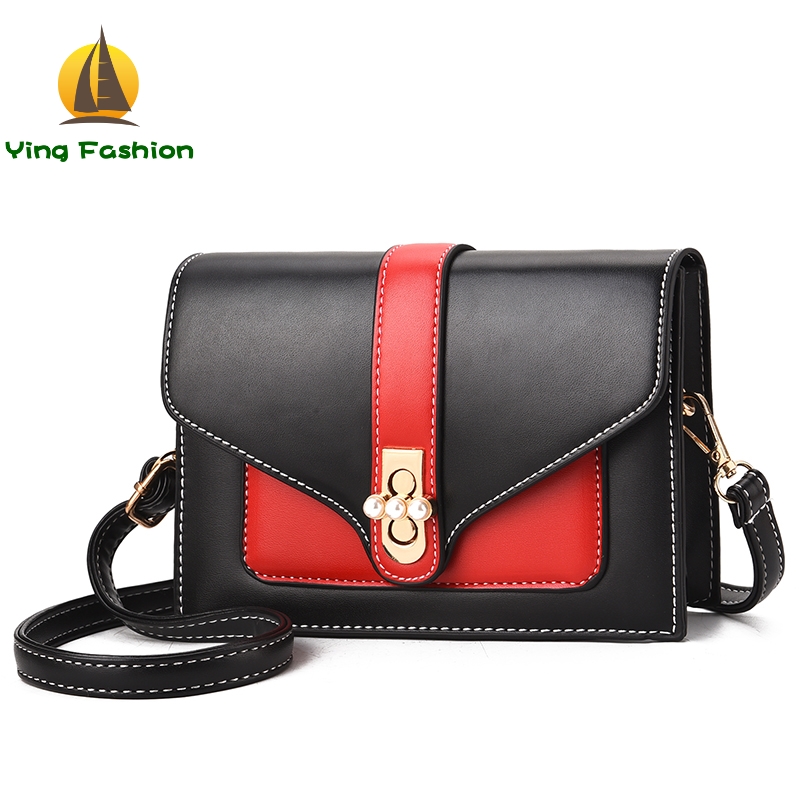 YING FANSHION New Square Crossbody Bags for Women Handbag Printed PU Leather Bags for Lady HB8420