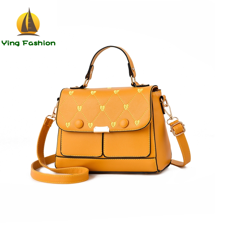 YING FASHION Brand Luxury Handbag Women Shoulder Bags PU Leather Ladies Handbags HB8402