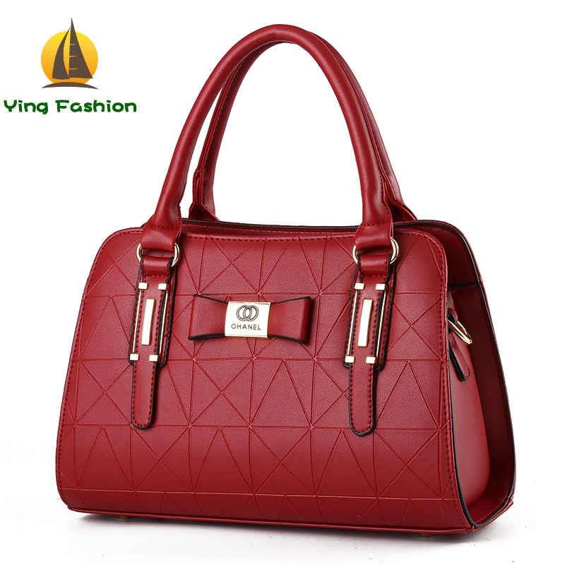 YING FASHION New Hot Luxury Brand Ladi Bags PU Leather Shoulder Bags Handbags Women HB8885